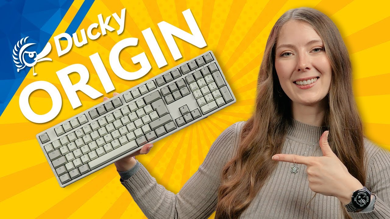 Нам нравится эта механическая клавиатура в ретро-стиле 😍 | Распаковка Ducky Origin Vintage