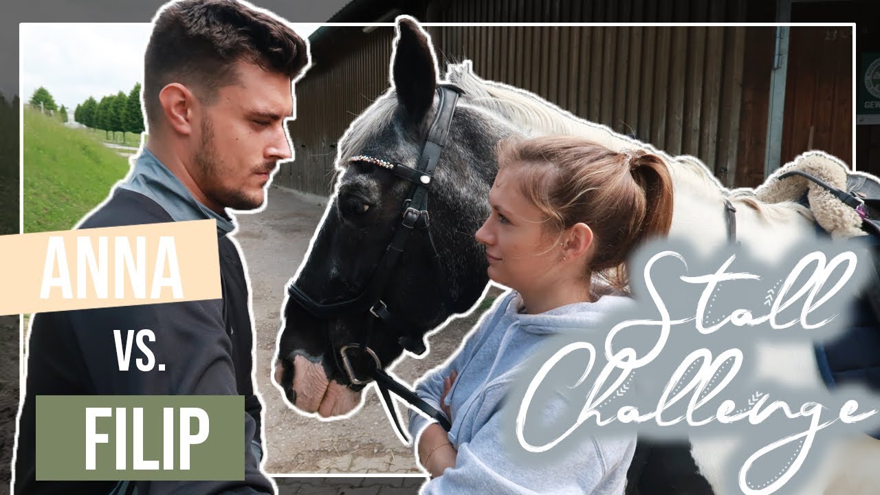 Stallchallenge 💥 Boyfriend vs Me (and My Horse) + FAIL! 🙈😳 // A&G HorseDiary