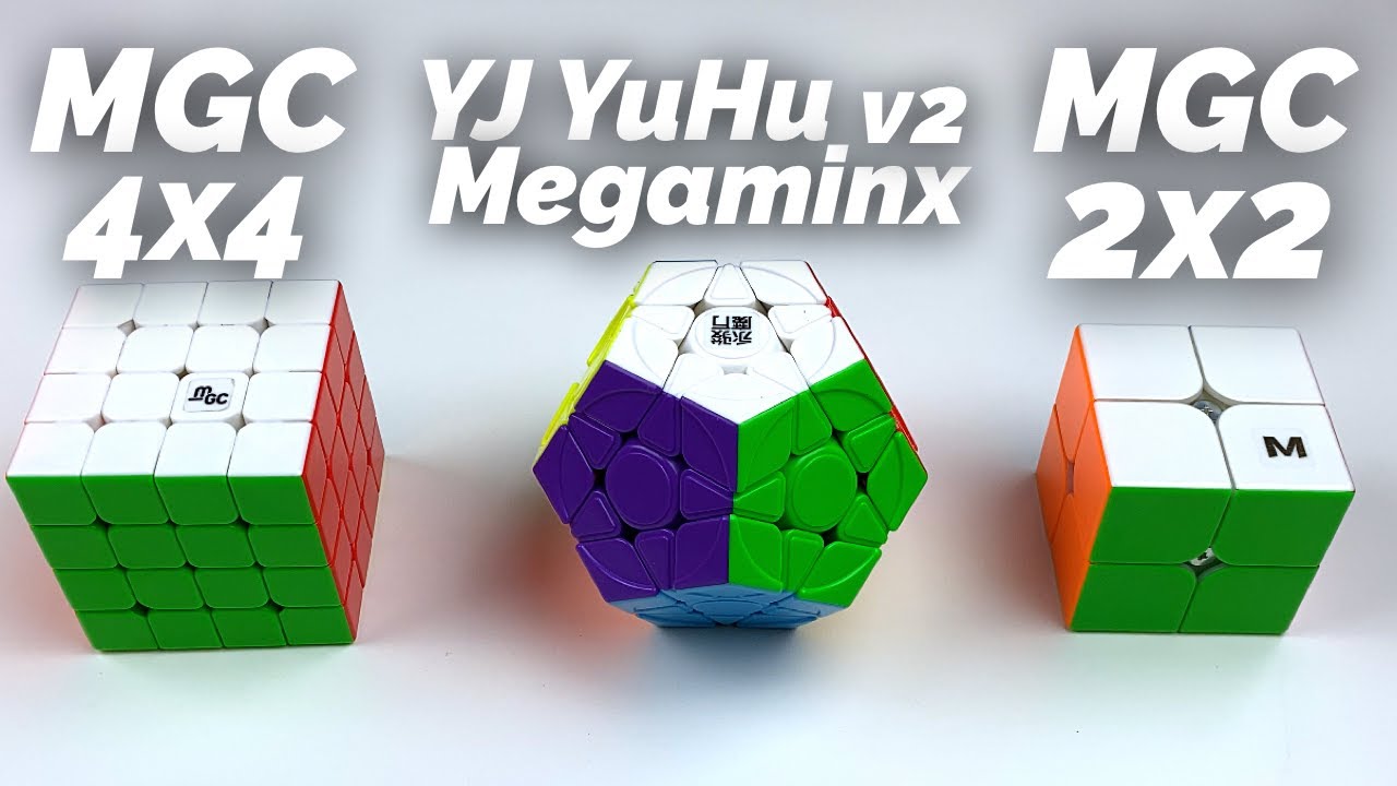MGC 4x4, YJ YuHu v2 Megaminx, MGC 2x2 Unboxing | SpeedCubeShop.com