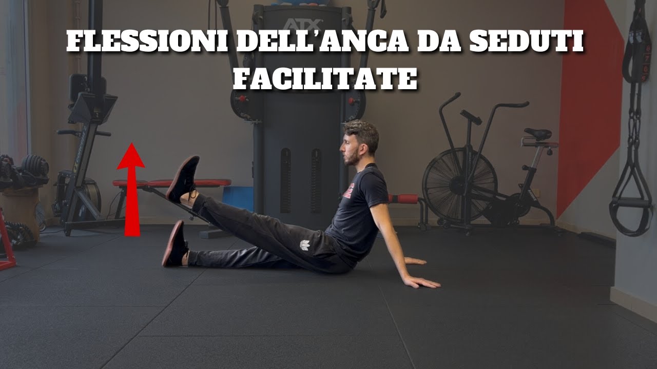 FLESSIONI DELL’ANCA A GAMBA TESA  FACILITATE | Esercizio per la mobilità e il rinforzo dell’anca