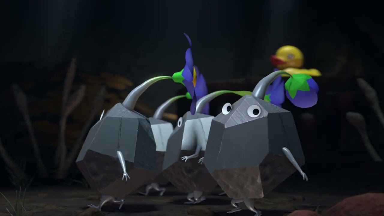 Rock Pikmin says something