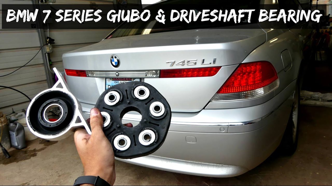 BMW E65 E66 GUIBO FLEX DISC DRIVESHAFT SUPPORT BEARING REPLACEMENT REMOVAL