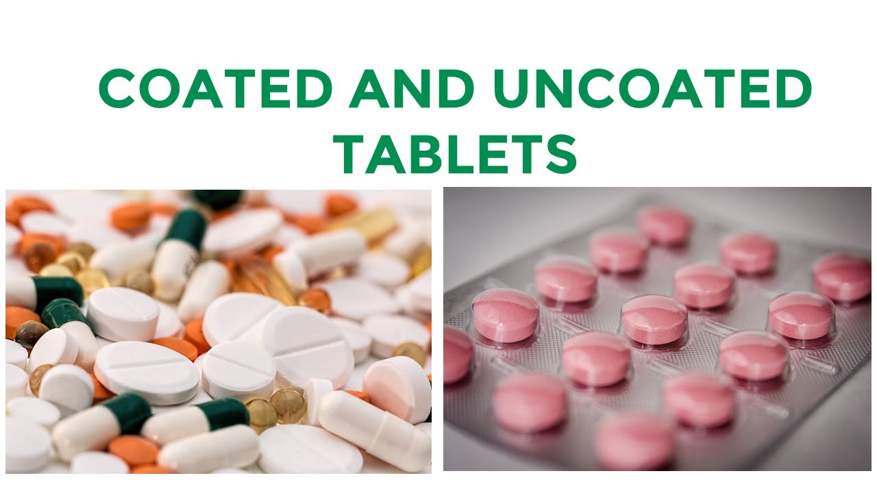 Difference between Uncoated  and Coated Tablets and examples of commonly used coating material |HPMC