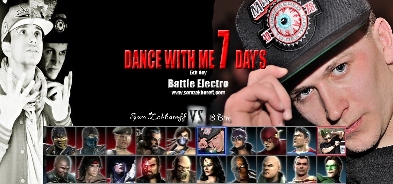 DANCE WITH ME 7 DAY'S | 5th day - BATTLE ELECTRO: Sam Zakharoff VS 8 Bit's