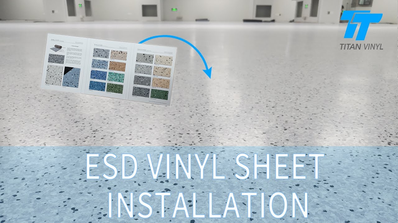 How to Install ESD Flooring, ESD Vinyl Sheet in Roll Form - Titan Vinyl