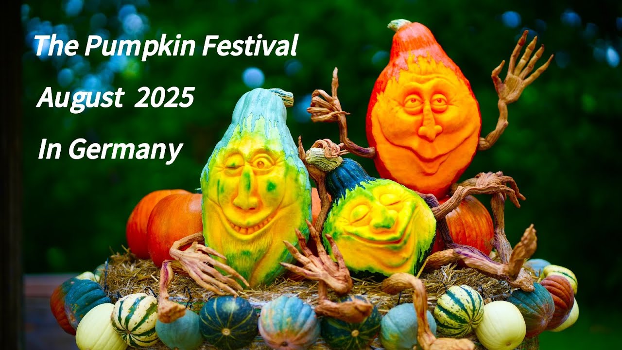 The Pumpkin Festival in Ludwigsburg, Germany, August 2025