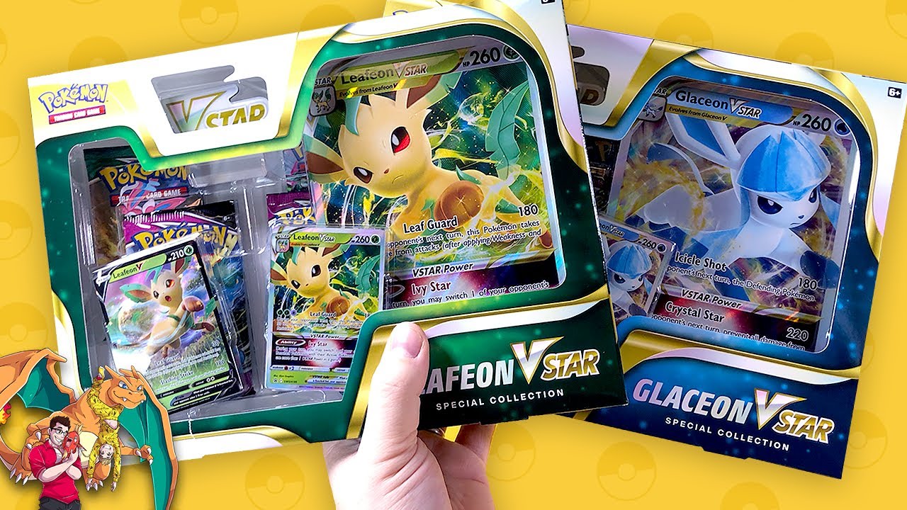 Новое: Распаковка специального коллекционного набора Pokemon Leafeon & Glaceon ⭐️Vstar⭐️