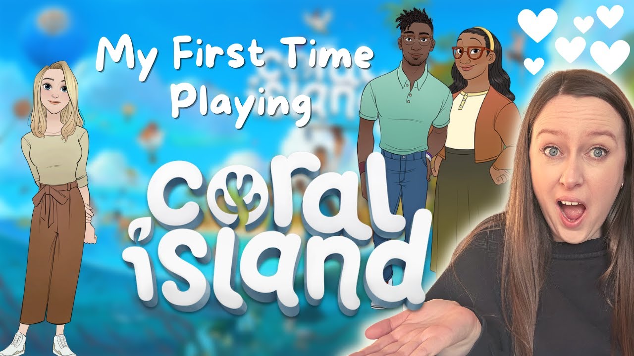 PLAYING CORAL ISLAND FOR THE FIRST TIME | COZY GAME LETS PLAY | EPISODE 1