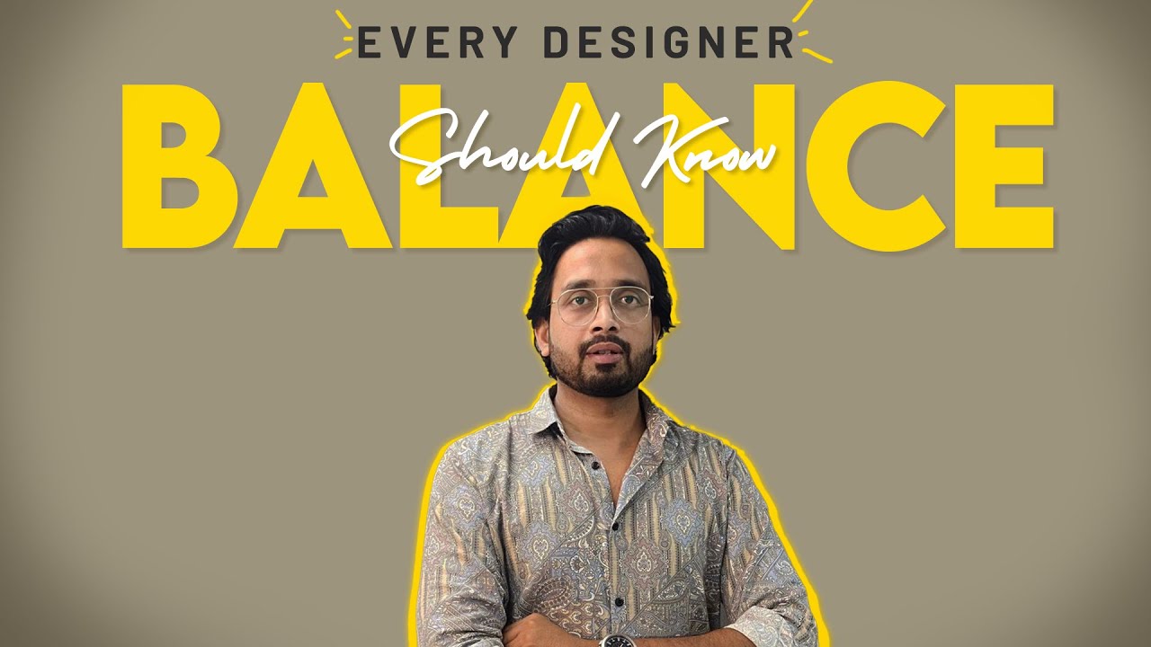 Balance Your Design: Mastering the Essential Principles of Graphic Design -Hindi