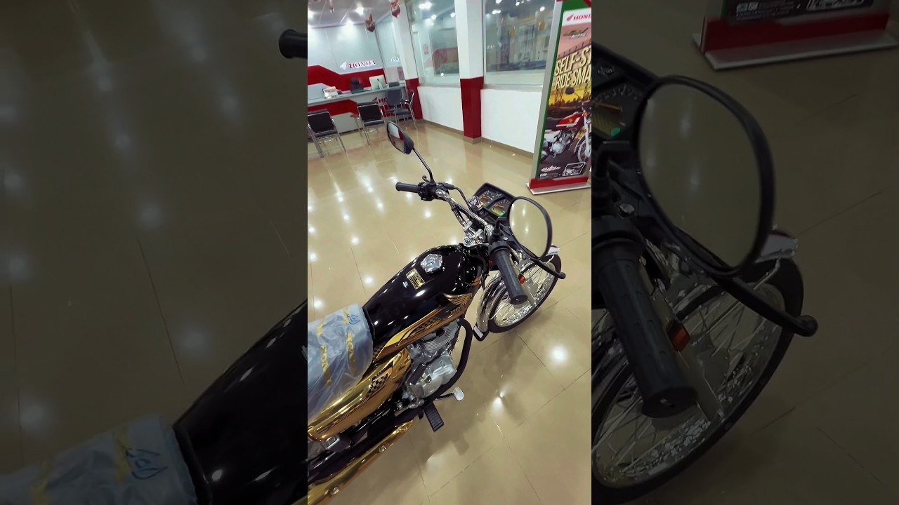 SELF START BIKE  | CG125s | GOLD EDITION BLACK | 2025 | #shorts #short #trending