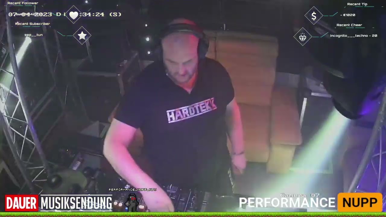 PERFORMANCE NUPP (plays NUPPTEK) 04.07.2023 @ PERFORMANCE_NUPP_(M)TV