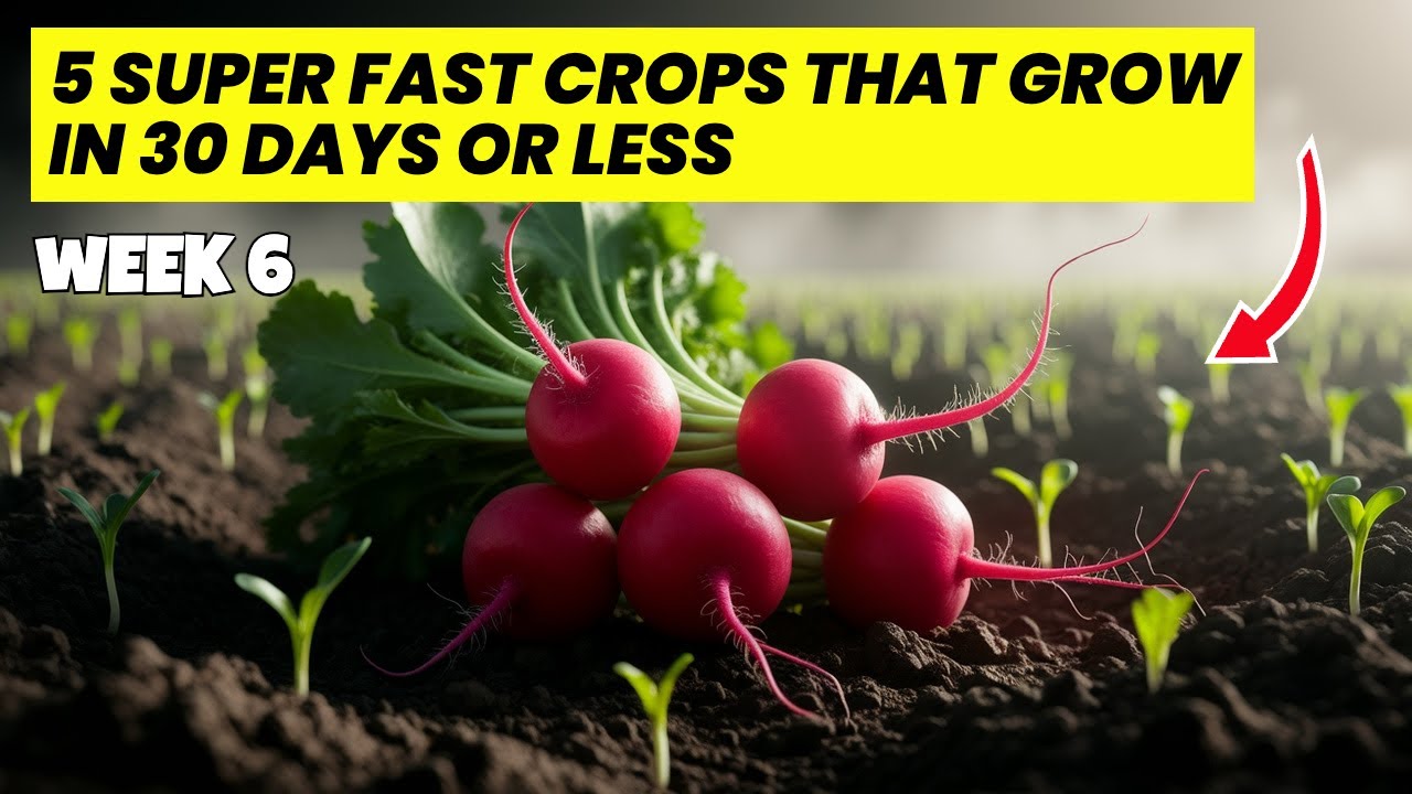 5 Fast Growing Vegetables Ready in Just 30 Days - Week 6