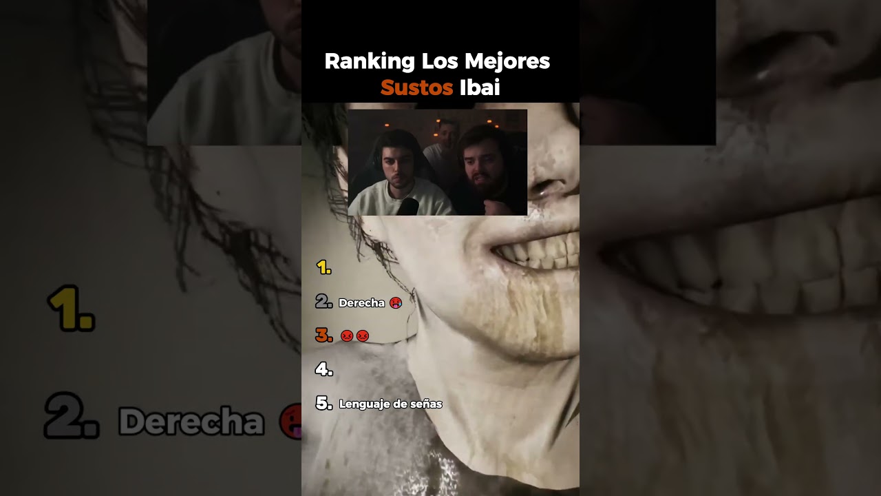 🥇 Ranking mejores SUSTOS de IBAI 🥇 #shorts