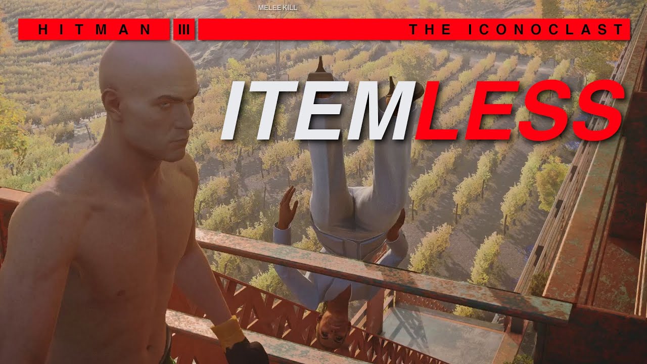 Clasting the iconic beating without using any items - The Iconoclast ET | HITMAN 3