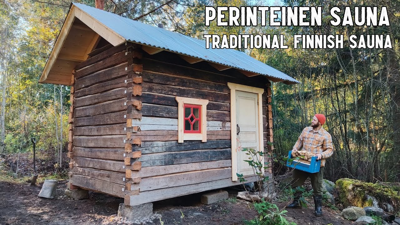 Perinteinen hirsisauna | Osa 14: Valmista alkaa olla!