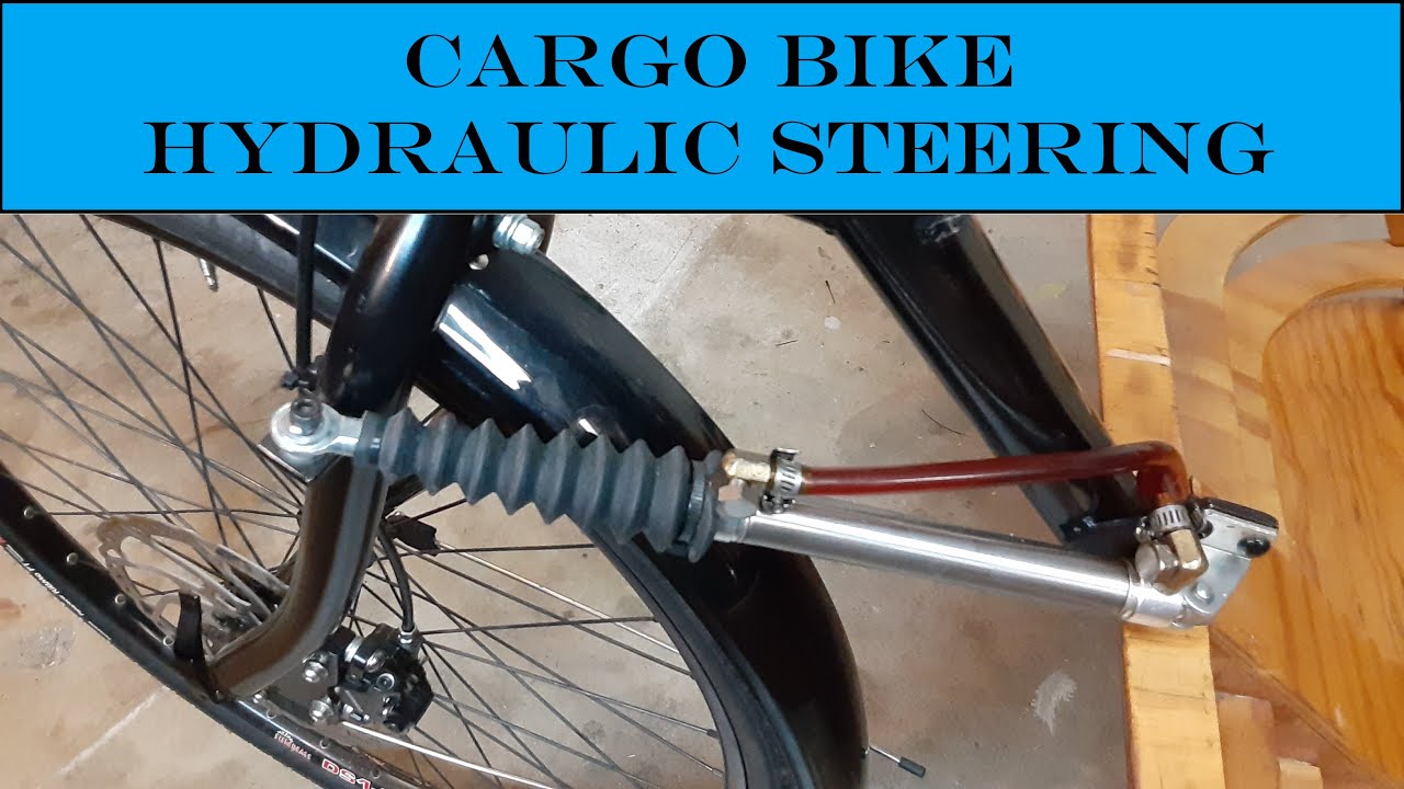 Cargo Bike Hydraulic Steering, How It Works.