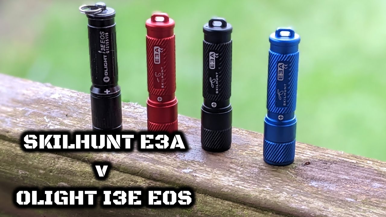 Skilhunt E3A v Olight i3E EOS (AAA Torches)