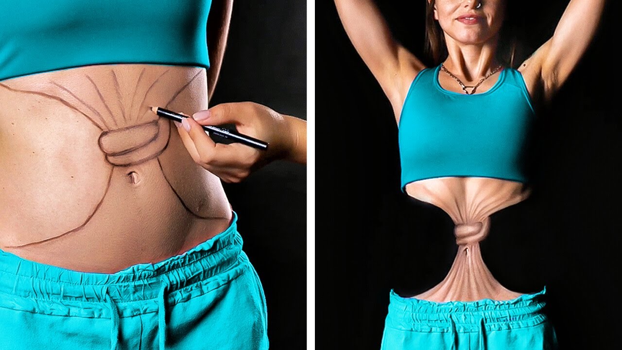 Amazing Body Art Transformation