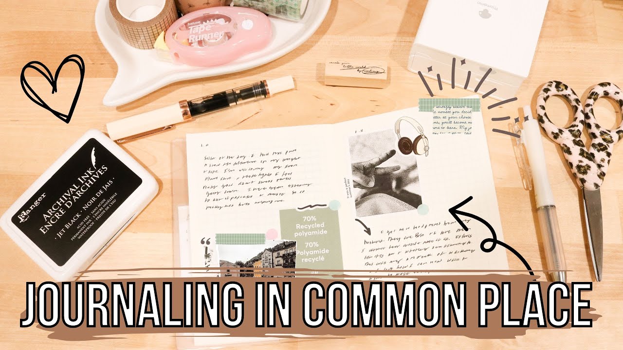 Journaling in My CommonPlace Notebook | Midori A6 Grid Notebook