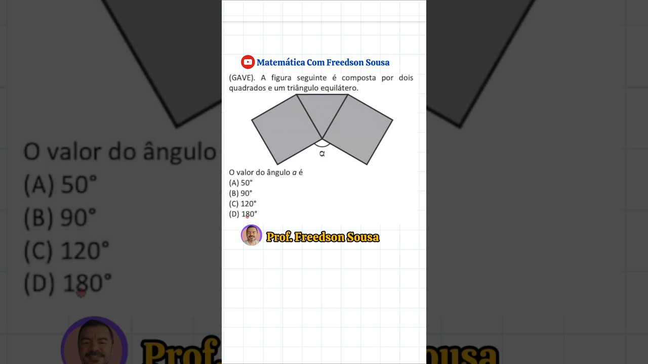 The Value of Angle &alpha; | Basic Geometry Challenge (GAVE) #Shorts