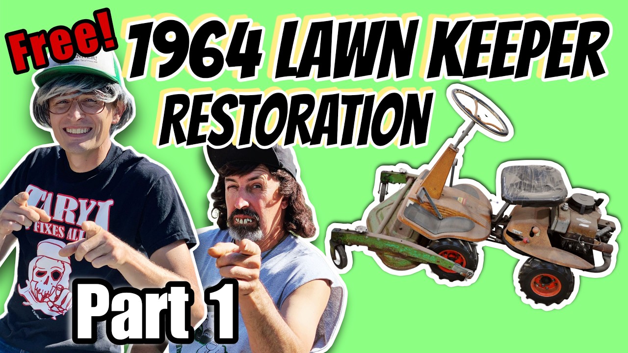 Free! Rare 1964 Lawn Keeper Restoration PART 1