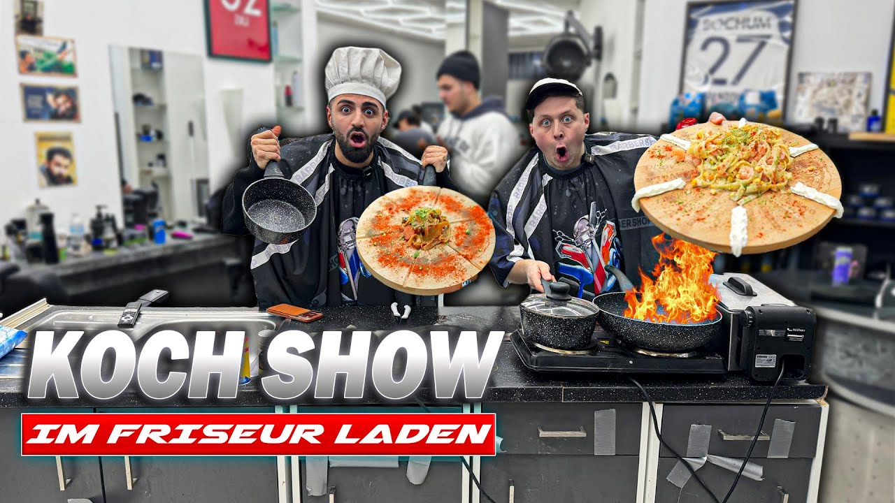 WER MACHT die BESSERE PASTA im FRISEUR LADEN (geht schief) 