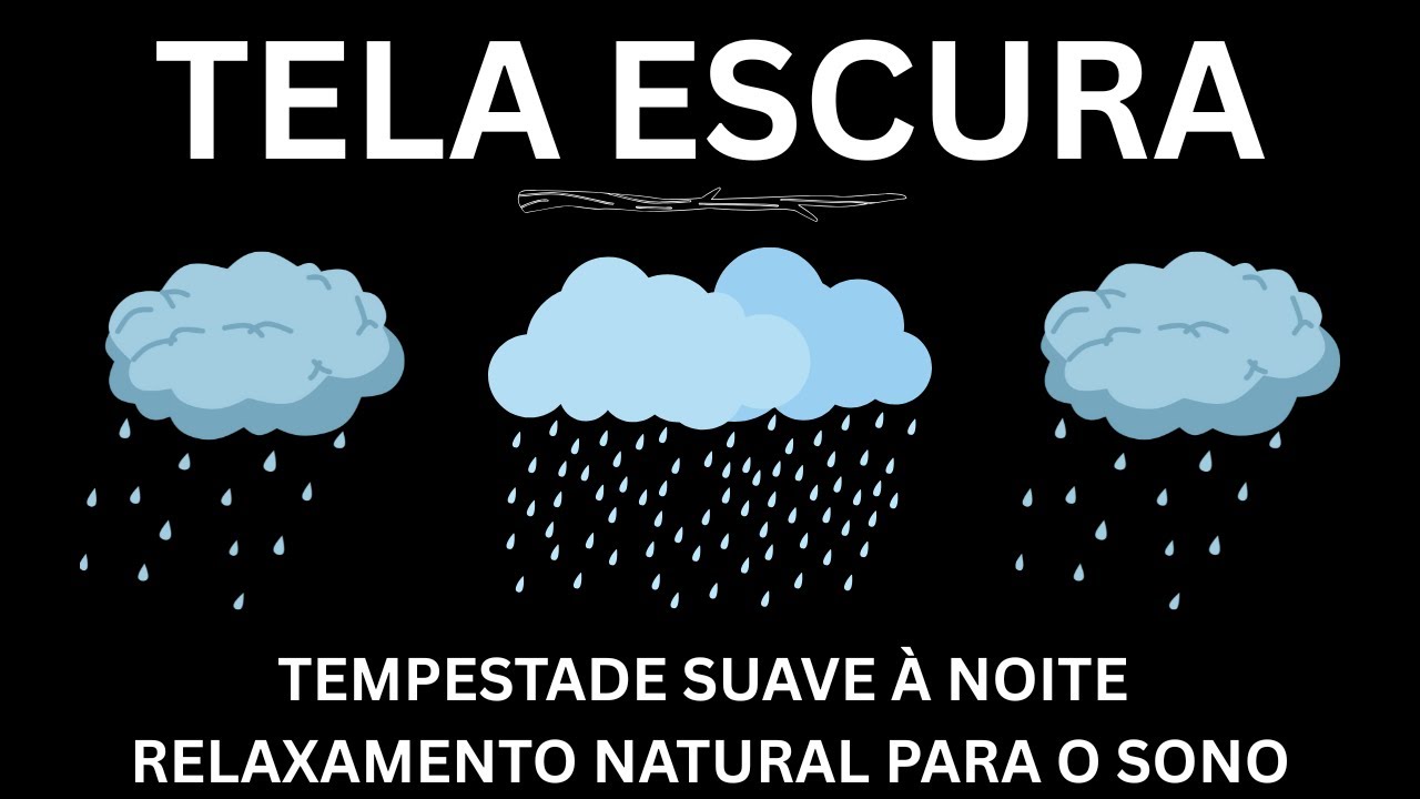 Tempestade Suave à Noite | Relaxamento Natural para o Sono | Sons Relaxantes para Dormir