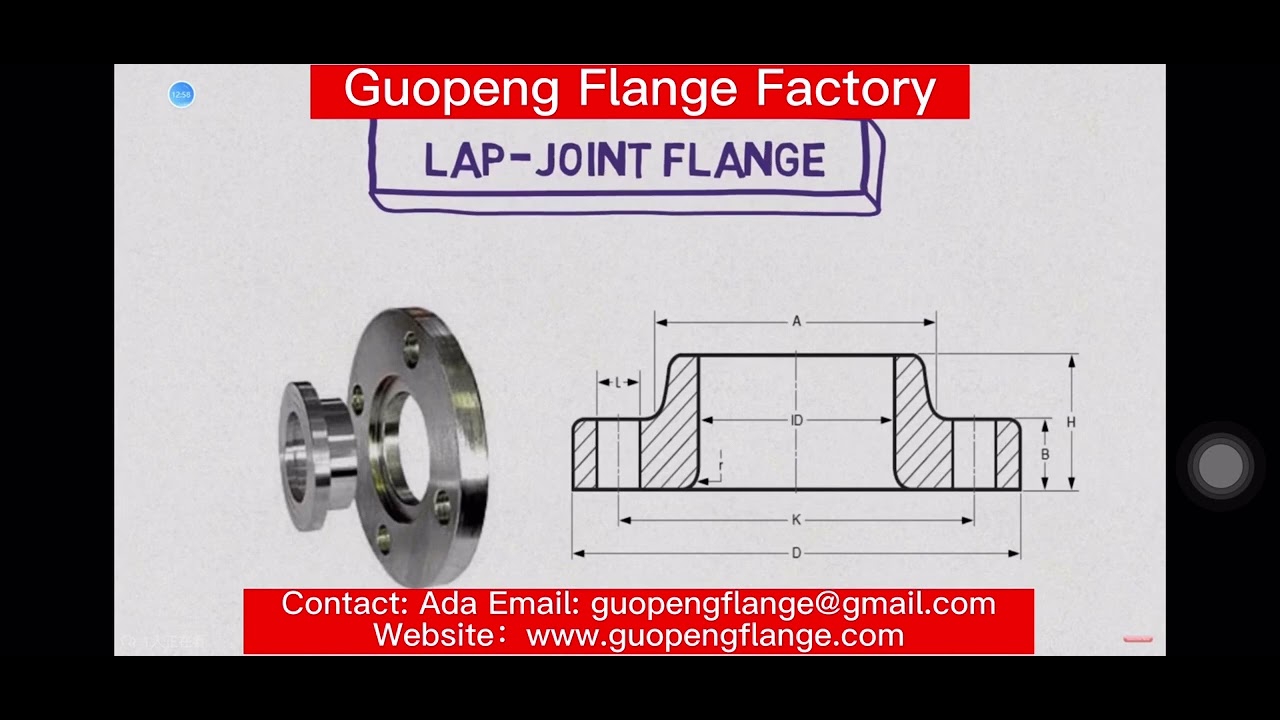 Lap-joint flange.