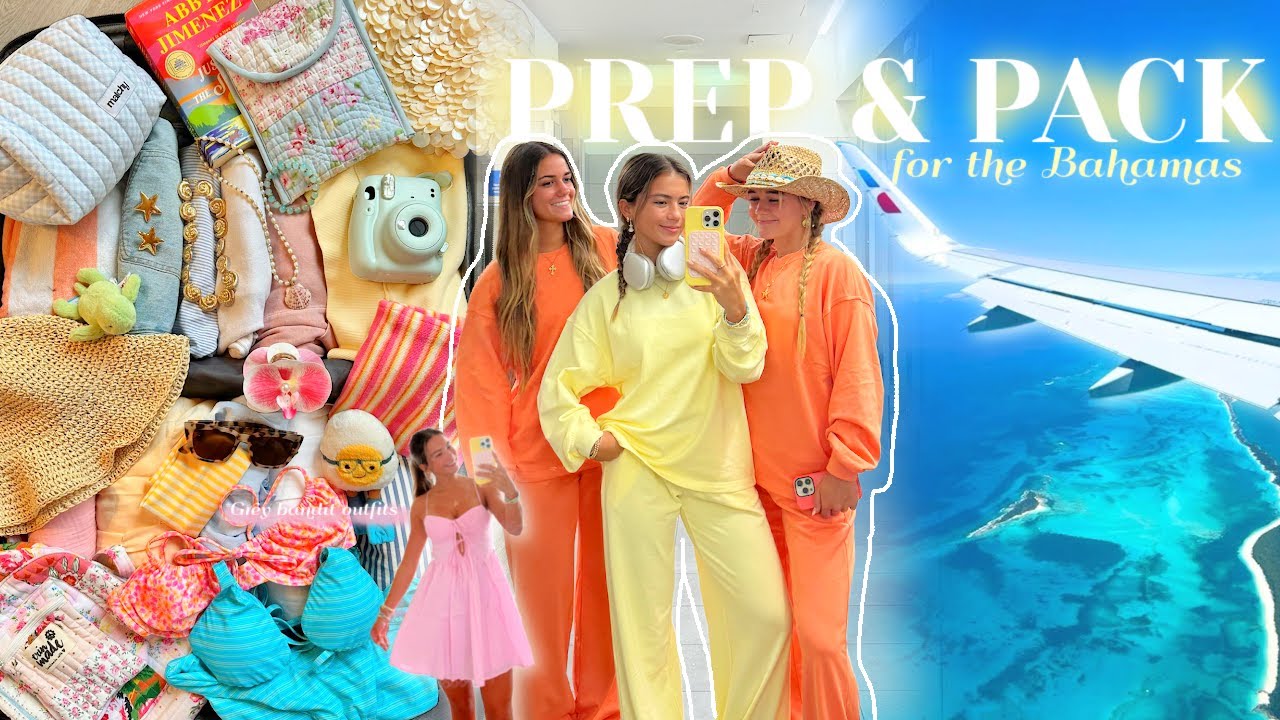 PACK & PREP FOR THE BAHAMAS || Making outfits, packing, etc!