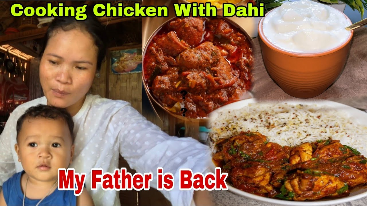 First Time  I Cooked Chicken with Curd // We Believe in  Rebirth//#arunachalvlogs