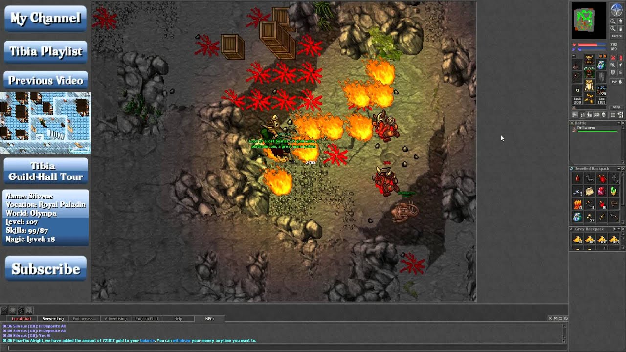 Let's Play Tibia: Forsaken Mine, Lost Variant (ENG)