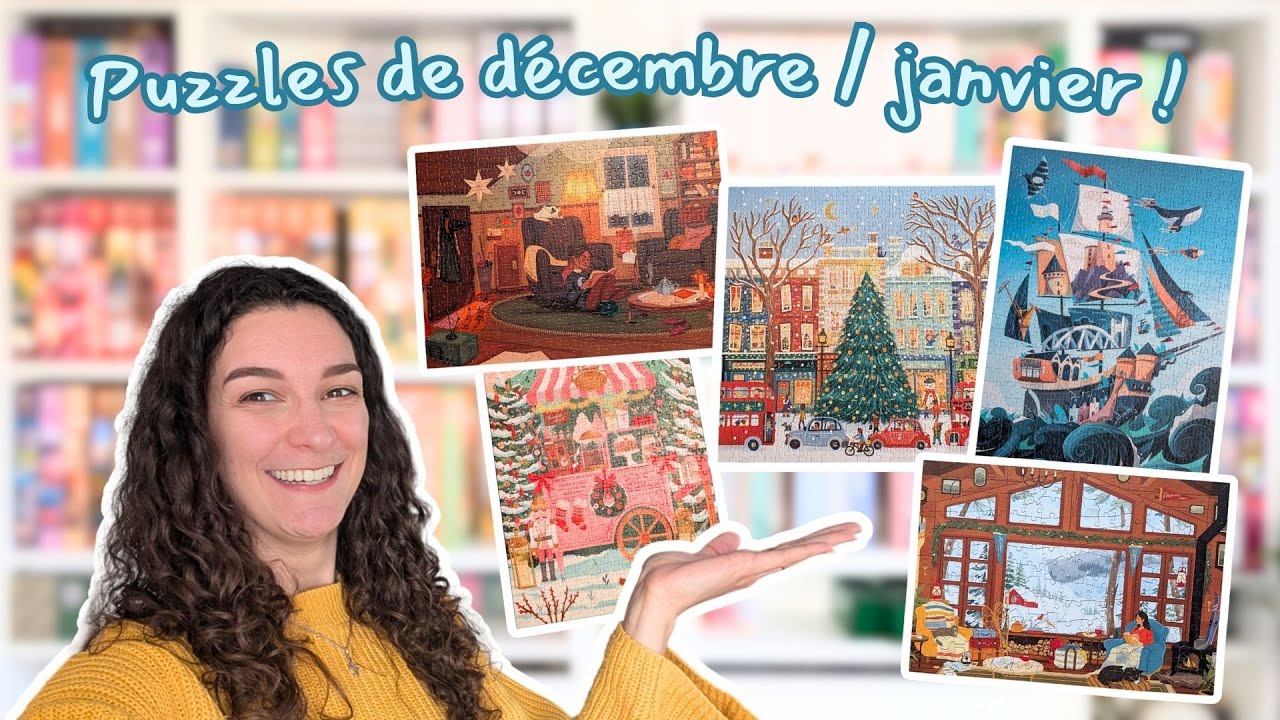 ASSEMBLAGES - Mes puzzles de décembre / janvier ! 🧩☃️