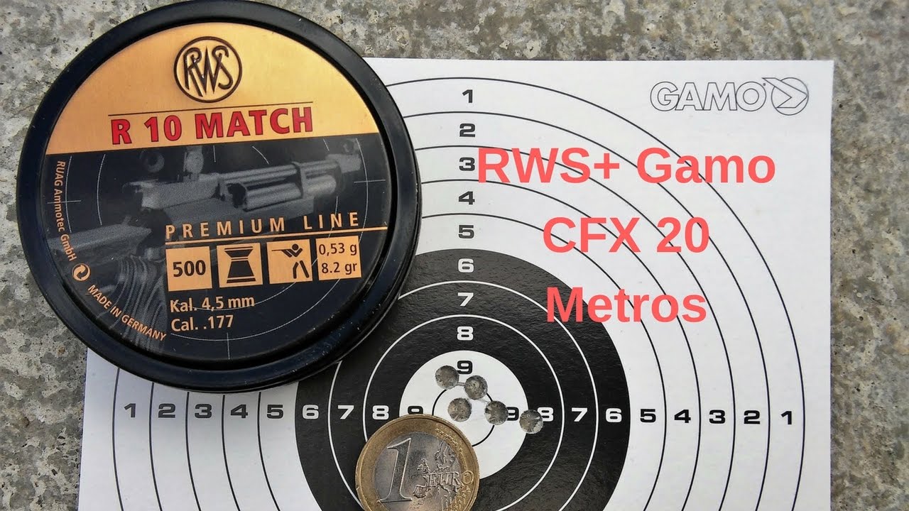 Rws R10 match + Gamo CFX 4.5 (.177)- 20 Metros