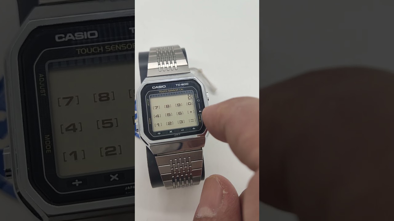 Vintage Casio TC-600 Touchscreen #casio #watch #watches #wristwatch #casiovintage #casiowatch