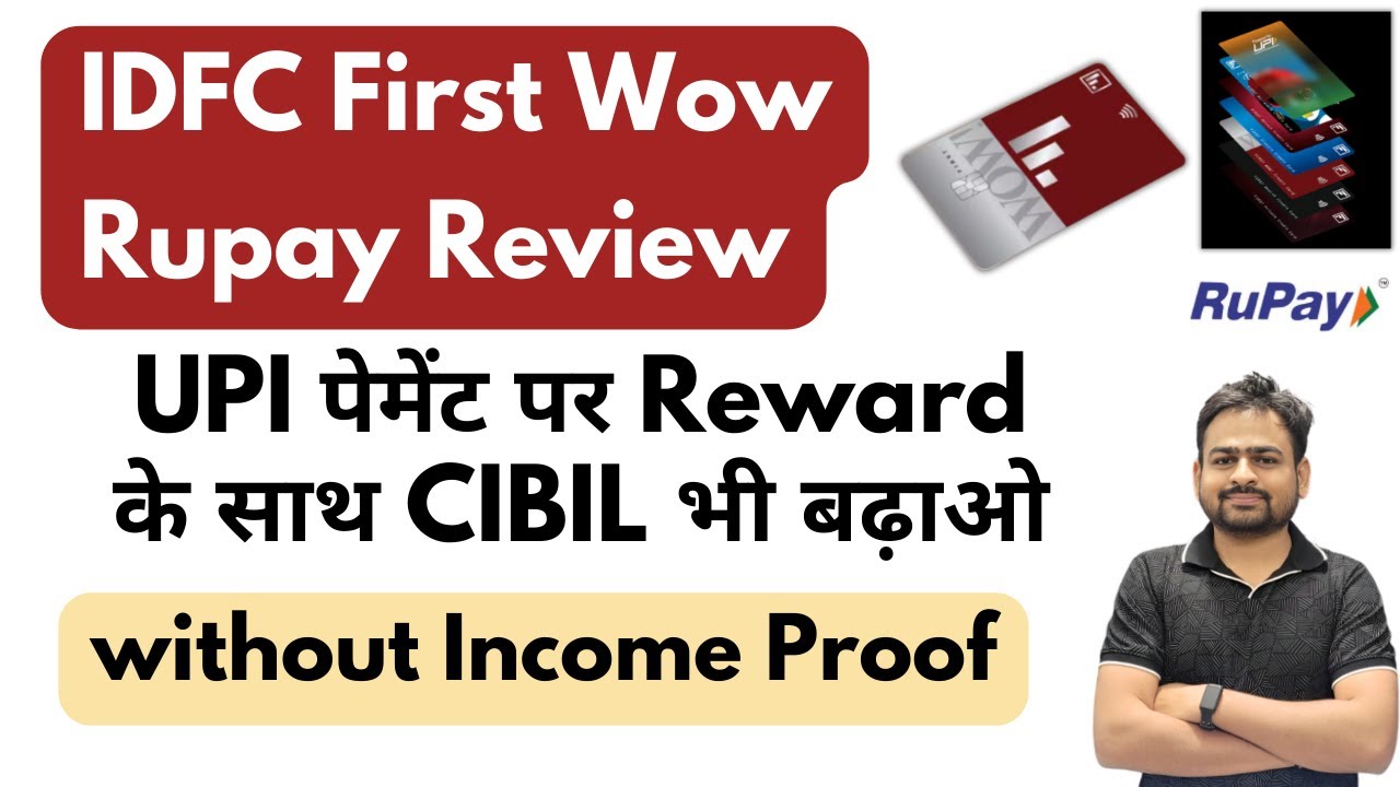 IDFC Wow Credit Card Benefits | FD Rupay Credit Card | IDFC Wow Credit Card Apply