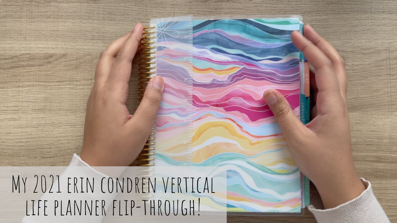 FLIP THROUGH MY 2021 ERIN CONDREN LIFE PLANNER WITH ME!