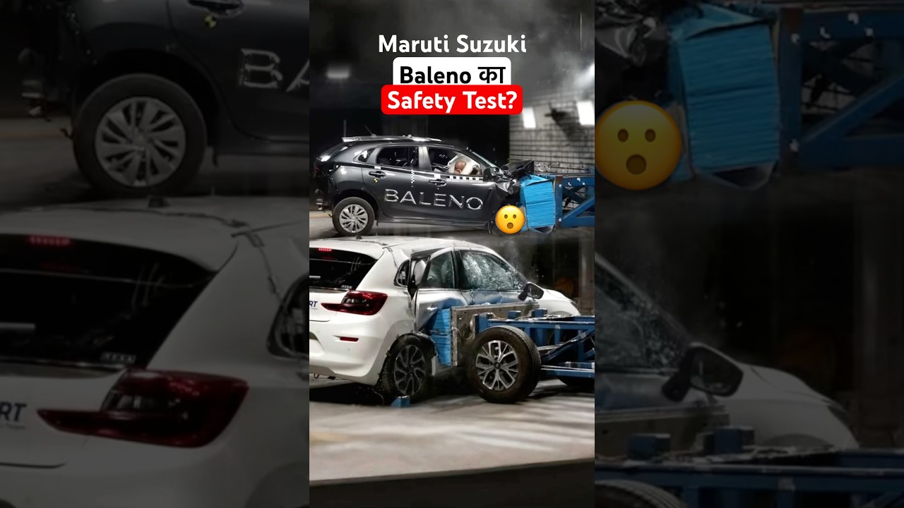 Maruti Suzuki Baleno 2025 Bharat NCAP Safety Test #manishbhardwaj #maruticars #roadsafety #shorts