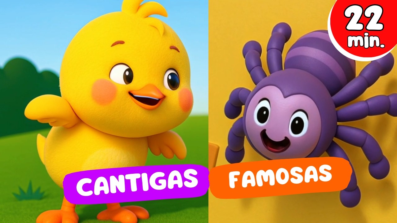 🐥 As Músicas Mais Assistidas do Animazoo | TOP HITs Cantigas 3D com Animais 🦁🐼🐵🦒🦜
