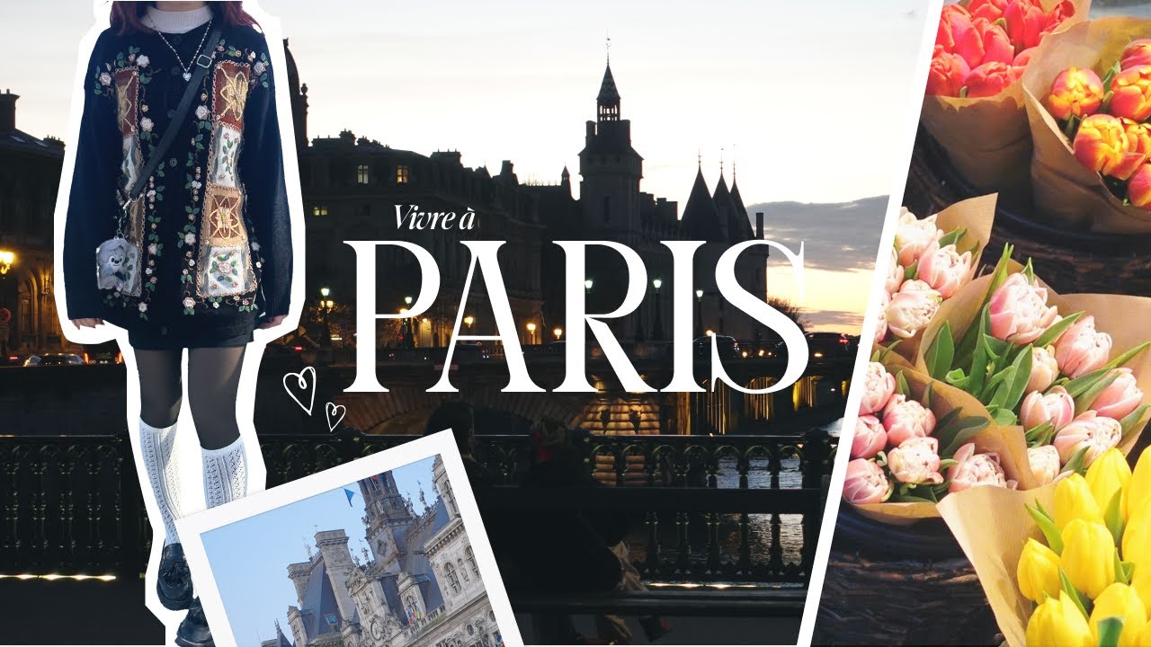 VIVRE À PARIS | dessiner dans un café, friperie haul & mes adresses préférées sur un week-end 💌
