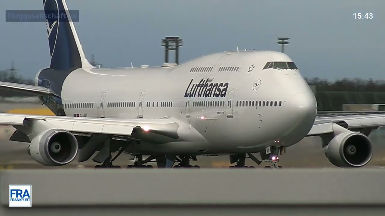 Lufthansa Boeing 747-400 D-ABVY - Frankfurt Affenfelsen