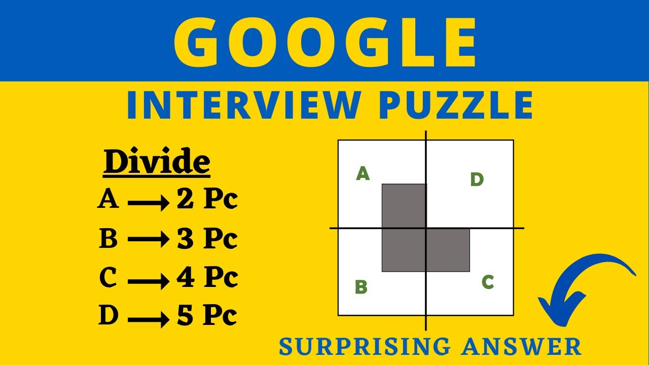 Solving A Classic Interview Puzzle - Google Puzzle for Software Engineers