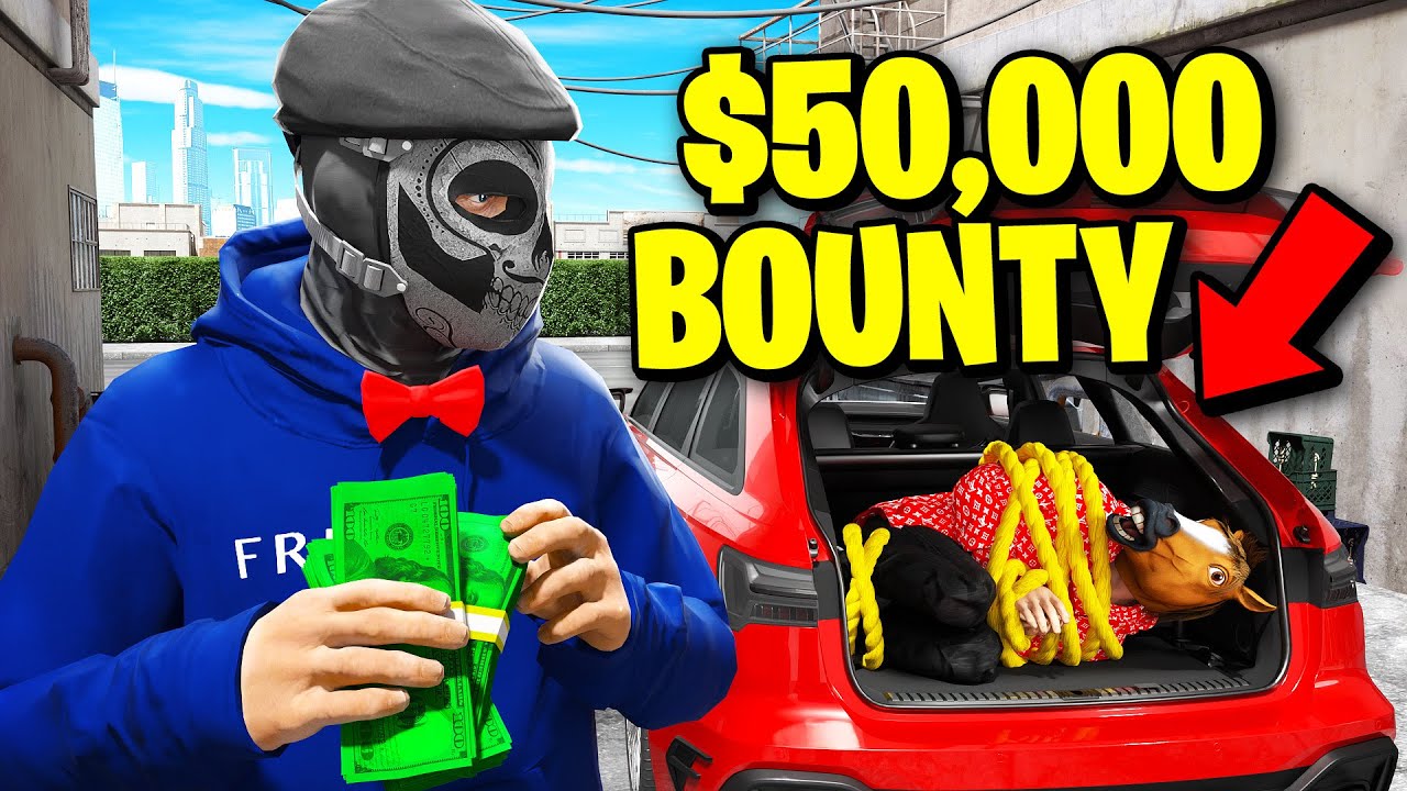 Hunting A $50,000 Bounty In GTA 5 RP