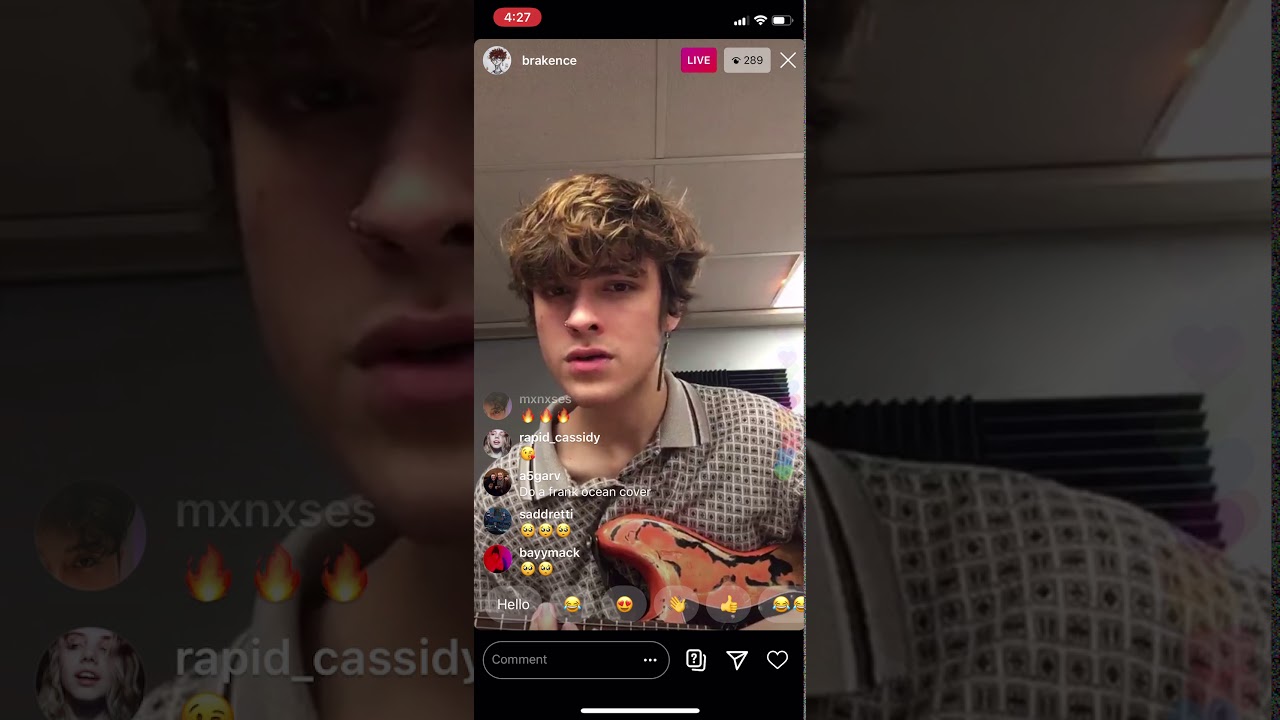 Brakence IG Live (a second one) 04/29/20