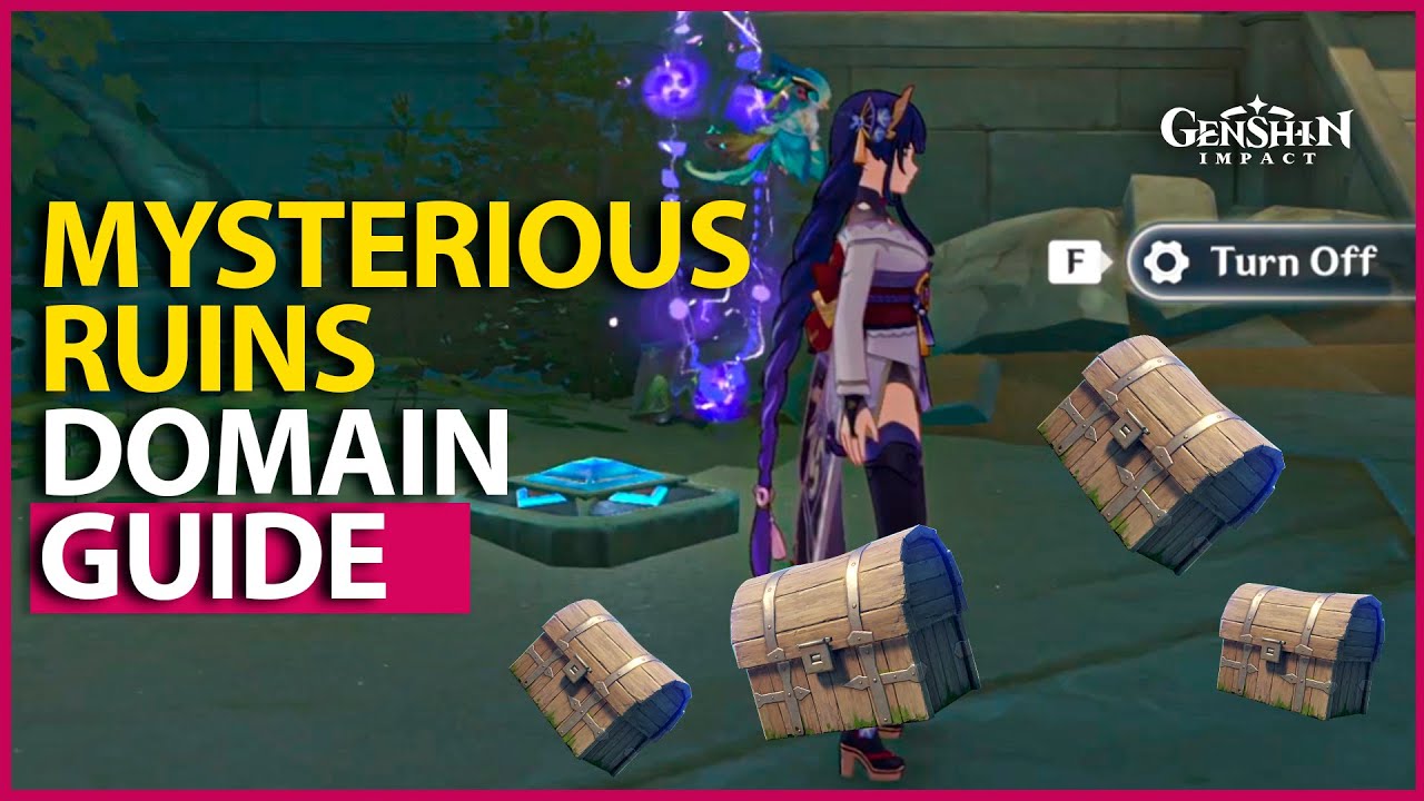 MYSTERIOUS RUINS DOMAIN GUIDE: Secret Of The Scorching Desert All Chests Genshin Impact Version 3.1