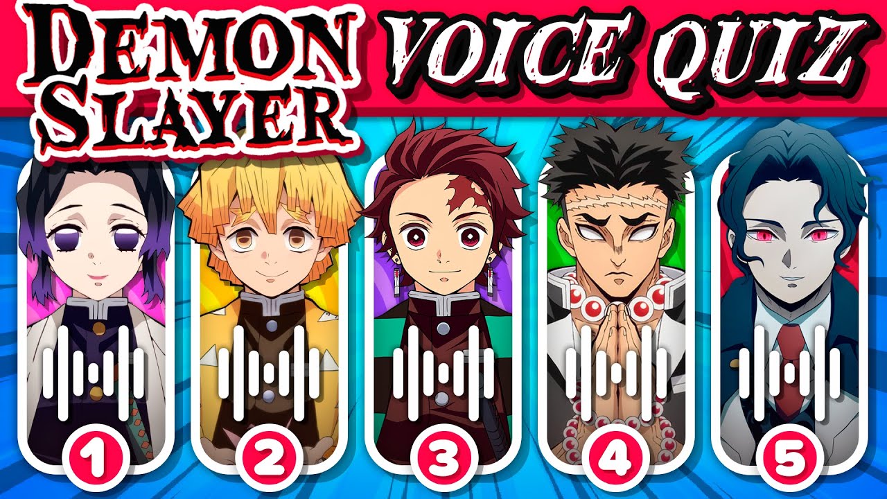 УГАДАЙТЕ ГОЛОС ПЕРСОНАЖЕЙ из DEMON SLAYER 👺⚔️ Kimetsu no Yaiba Сезон 4 Викторина!