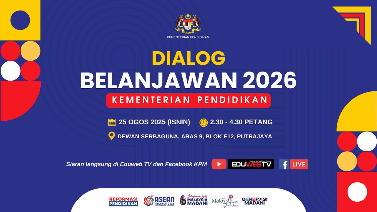 DIALOG BELANJAWAN KEMENTERIAN PENDIDIKAN