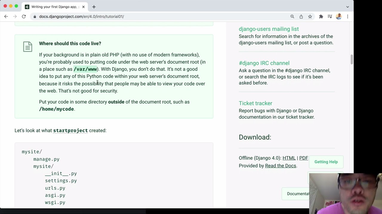 Django Tutorial Walkthrough 1