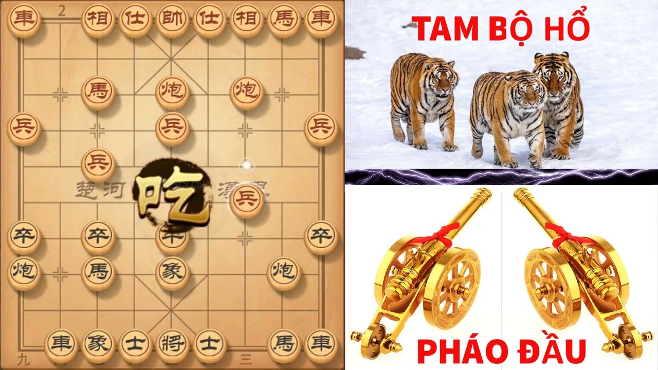 HƯỚNG DẪN | PHÁO ĐẦU TAM BINH Vs TAM BỘ HỔ | FULL