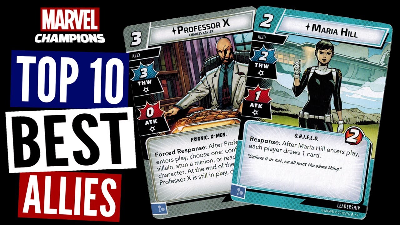 Top 10 BEST Allies in Marvel Champions