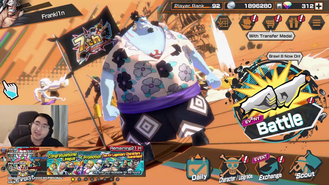 🔴Buffs Tomorrow!! Free Big Mom Set Is Pretty Good! Chill LB Grind [One Piece Bounty Rush]